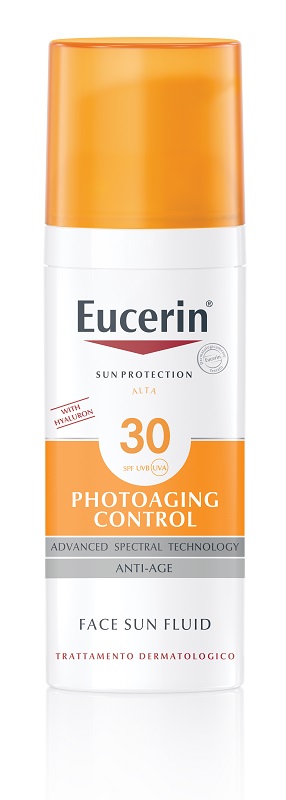 EUCERIN SUN PROTECTION SPF 30 PHOTOAGING CONTROL FACE SUN FLUID ANTI AGE 50 ML - Magnumfarma.it