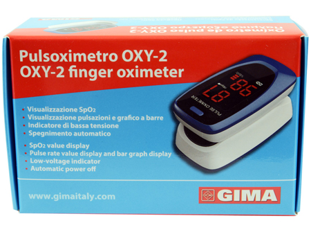 PULSOXIMETRO DA DITO OXY-2 SCHERMO LED 60X30,5X32,5MM 1 PEZZO - Magnumfarma.it