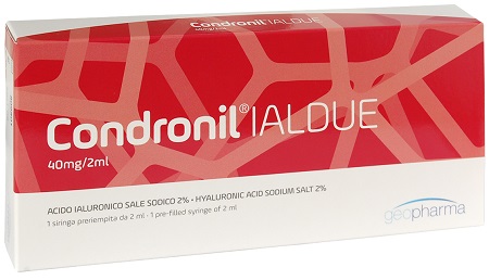 SIRINGA INTRA-ARTICOLARE CONDRONIL IALDUE PRERIEMPITA ACIDO IALURONICO SALE SODICO 40 MG 2 ML - Magnumfarma.it