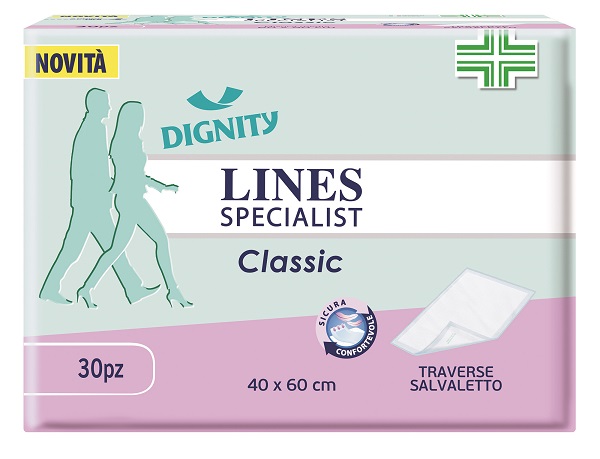 TRAVERSA PER INCONTINENZA LINES SPECIALIST CLASSIC 40X60 CM 30 PEZZI - Magnumfarma.it