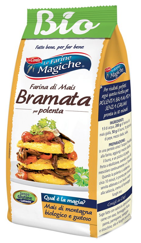 IPAFOOD LE FARINE MAGICHE FARINA DI MAIS GIALLA BRAMATA PER POLENTA 400 G - Magnumfarma.it