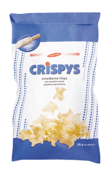 MY SNACK CRISPYS SFOGLIE DI PATATE 3 BUSTE DA 25 G - Magnumfarma.it