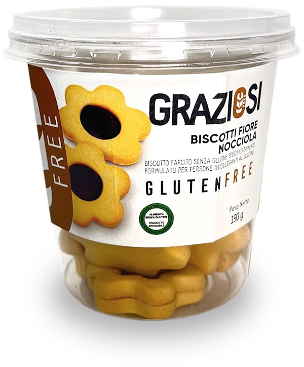 FIORE CON CREMA DI NOCCIOLA BISCOTTO 190 G - Magnumfarma.it
