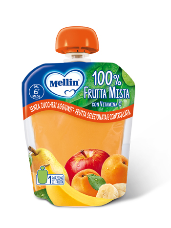 MELLIN POUCH FRUTTA MISTA 90 G - Magnumfarma.it