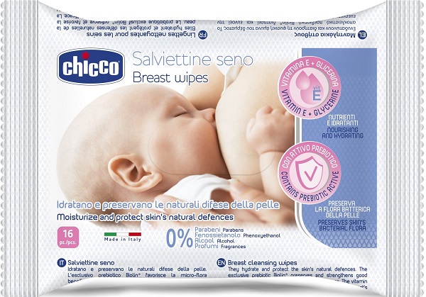 CHICCO SALVIETTE DETERGENTI PER IL SENO 16 PEZZI - Magnumfarma.it