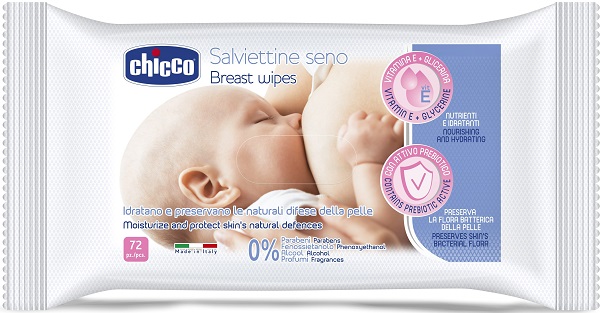 CHICCO SALVIETTE DETERGENTI PER IL SENO 72 PEZZI - Magnumfarma.it