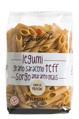 GAROFALO PENNONI PASTA SENZA GLUTINE LEGUMI E CEREALI 400 G - Magnumfarma.it