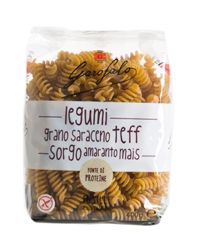GAROFALO FUSILLI PASTA SENZA GLUTINE LEGUMI E CEREALI 400 G - Magnumfarma.it