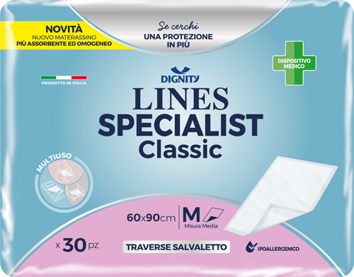 TRAVERSA LINES SPECIALIST CLASSIC 60X90CM TP 30 PEZZI - Magnumfarma.it
