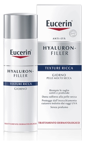 EUCERIN HYALURON-FILLER TEXTURE RICCA GIORNO 50 ML - Magnumfarma.it