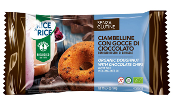 RICE&RICE CIAMBELLINE CON GOCCE DI CIOCCOLATO 4 X 45 G - Magnumfarma.it