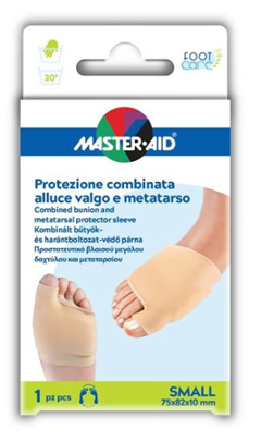 PROTEZIONE MASTER-AID FOOTCARE PER ALLUCE VALGO E METATARSO SMALL 1 PEZZO D7 - Magnumfarma.it