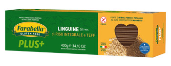 FARABELLA LINGUINE RISO INTEGRALE E TEFF 400 G - Magnumfarma.it