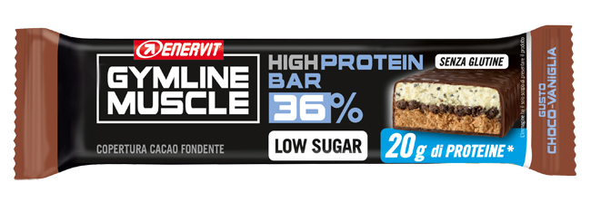 GYMLINE 20 G PROTEINBAR CHOCO/VANIGLIA 55 G - Magnumfarma.it