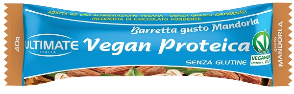 ULTIMATE BARRETTA VEGAN PROTEICA MANDORLA 1 PEZZO 40 G - Magnumfarma.it