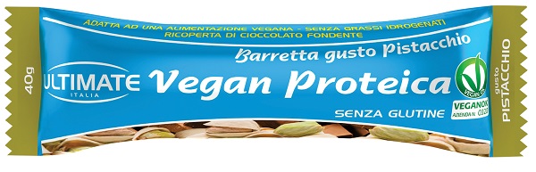 ULTIMATE BARRETTA VEGAN PROTEICA PISTACCHIO 40 G - Magnumfarma.it