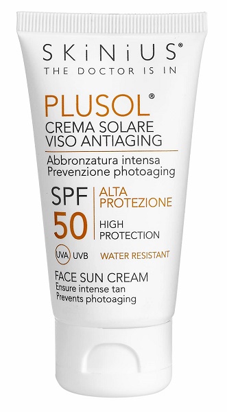 PLUSOL CREMA SOLARE VISO SPF50 50 ML - Magnumfarma.it