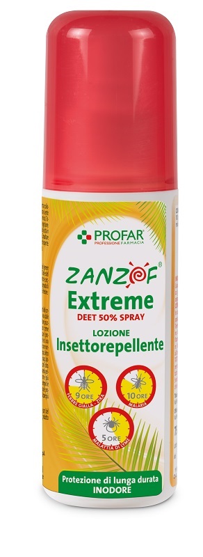 ZANZOF JUNGLE EXTREME SPRAY DEET 50% 75 ML PROFAR - Magnumfarma.it