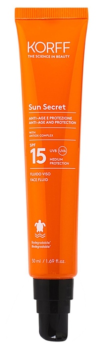 KORFF SUN SECRET FLUIDO VISO SPF15 50 ML - Magnumfarma.it
