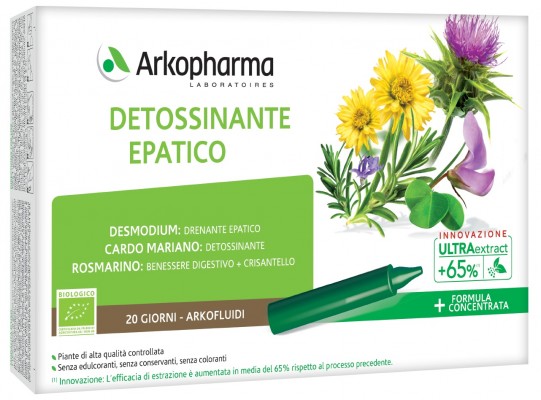ARKOFLUIDI DETOSSINANTE EPATICO 20 FIALE - Magnumfarma.it