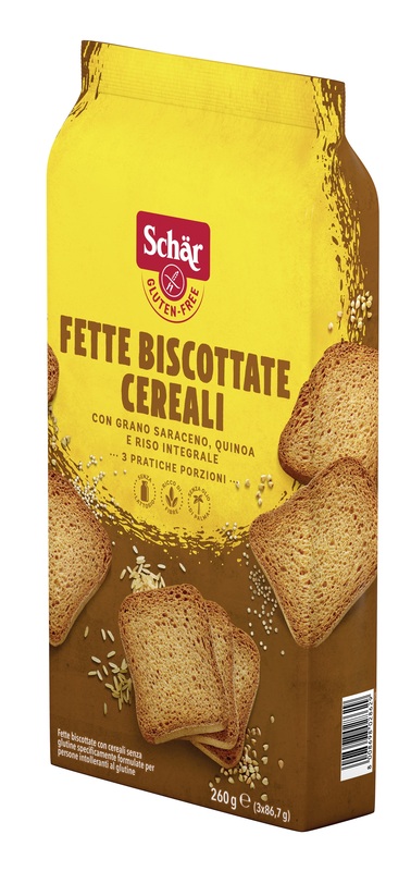 SCHAR FETTE BISCOTTATE CEREALI 3 PORZIONI DA 86,7 G - Magnumfarma.it
