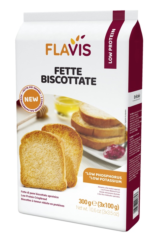 FLAVIS FETTE BISCOTTATE APROTEICHE 300 G - Magnumfarma.it