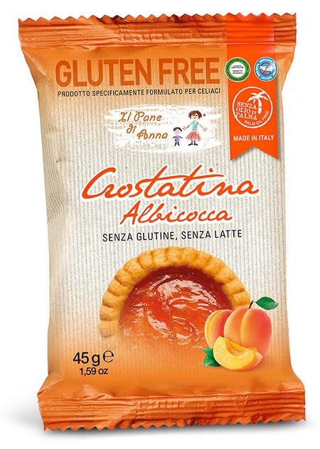 IL PANE DI ANNA CROSTATINA ALL'ALBICOCCA SENZA LATTE 45 G - Magnumfarma.it