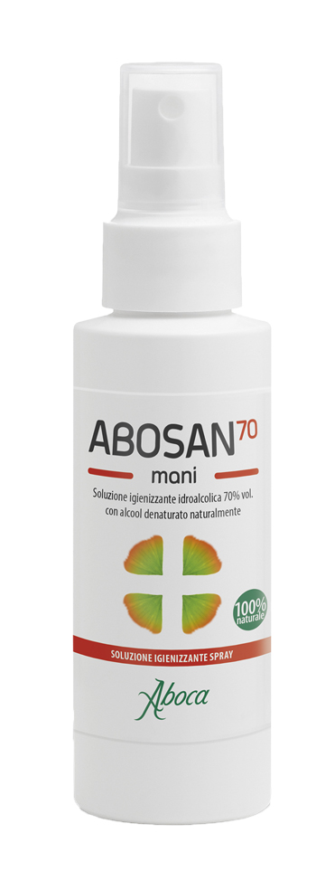 ABOSAN70 SOLUZIONE IGIENIZZANTE MANI 100 ML SPRAY - Magnumfarma.it