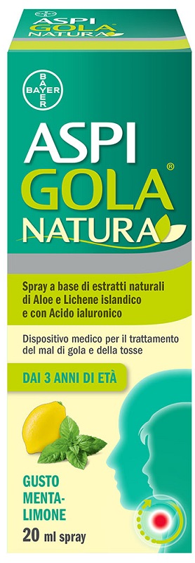 ASPI GOLA NATURA SPRAY MENTA LIMONE 20 ML - Magnumfarma.it