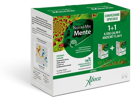 NATURA MIX ADVANCED MENTE CONFEZIONE SPECIALE 50 CAPSULE + 50 CAPSULE - Magnumfarma.it