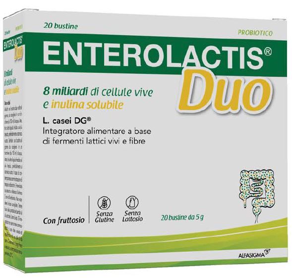 ENTEROLACTIS DUO INULINA 20 BUSTINE 5 G - Magnumfarma.it